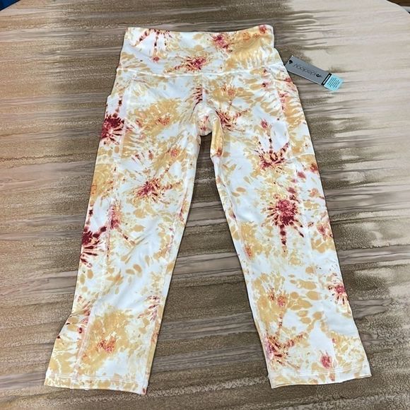 Ideology Womens Performance Printed Cropped Leggings-XS - Picture 2 of 9